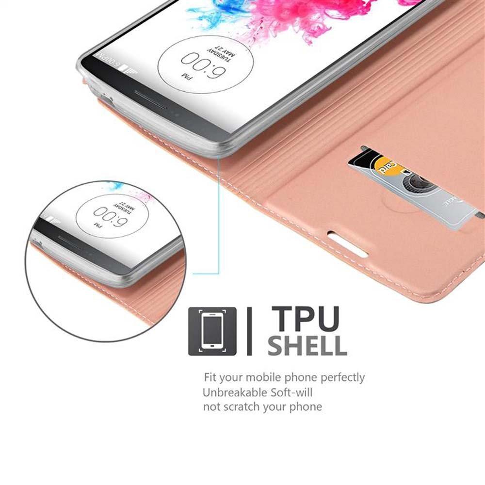 Cadorabo Hülle für LG G3 Magnetverschluss, Kartenfach