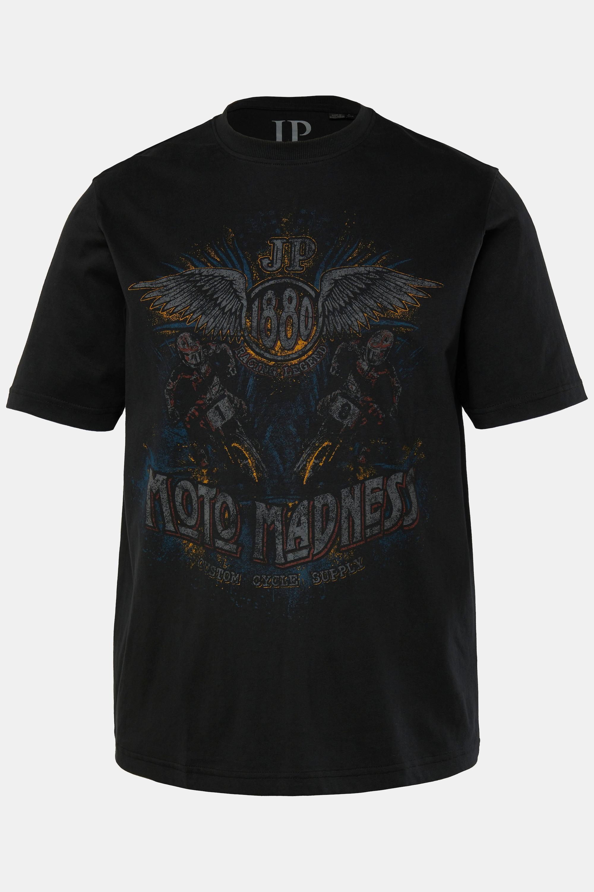 JP1880 Kurzarm Brustprint T-Shirt