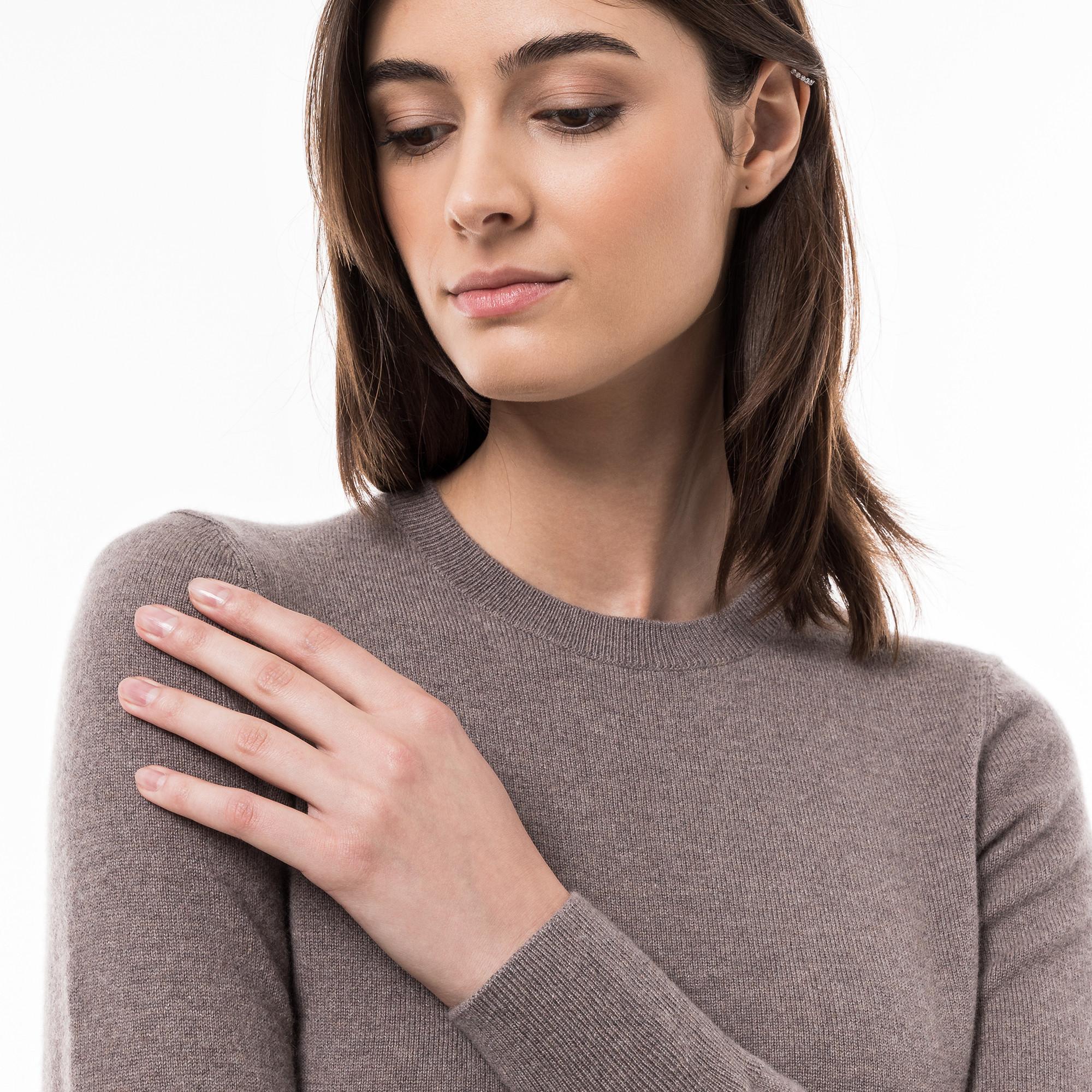 Manor Woman Bio-Cashmere Pullover, Rundhals