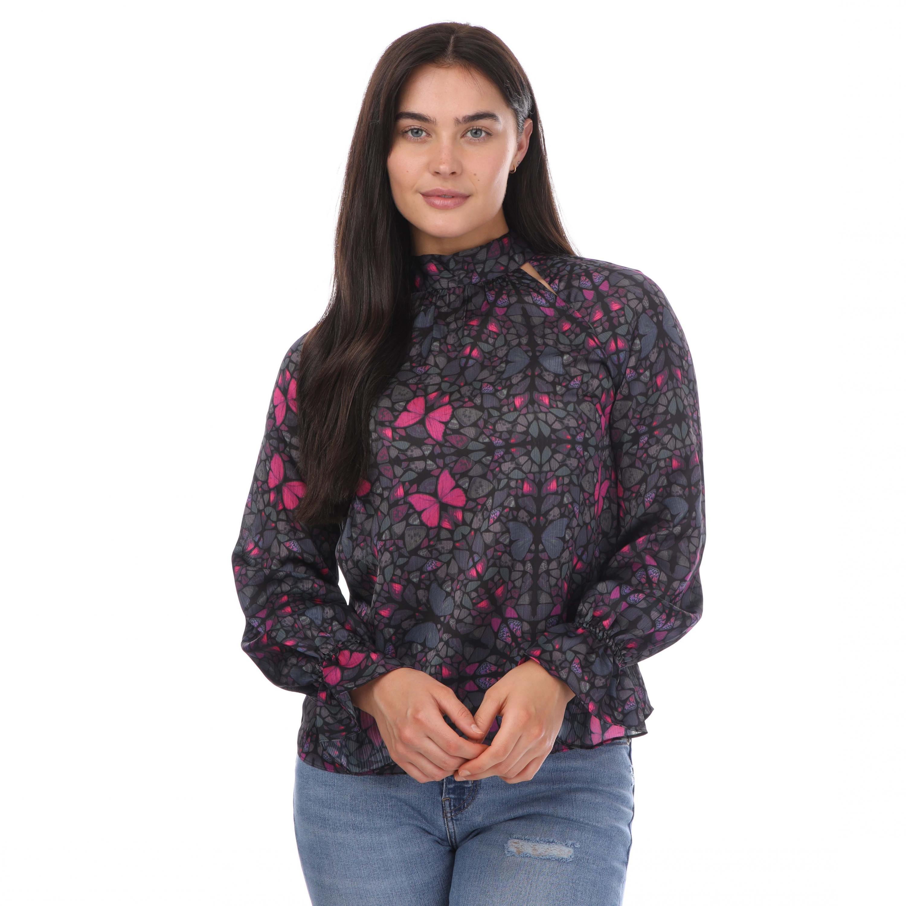 TED BAKER Heiydii Bluse Hoch geschnitten