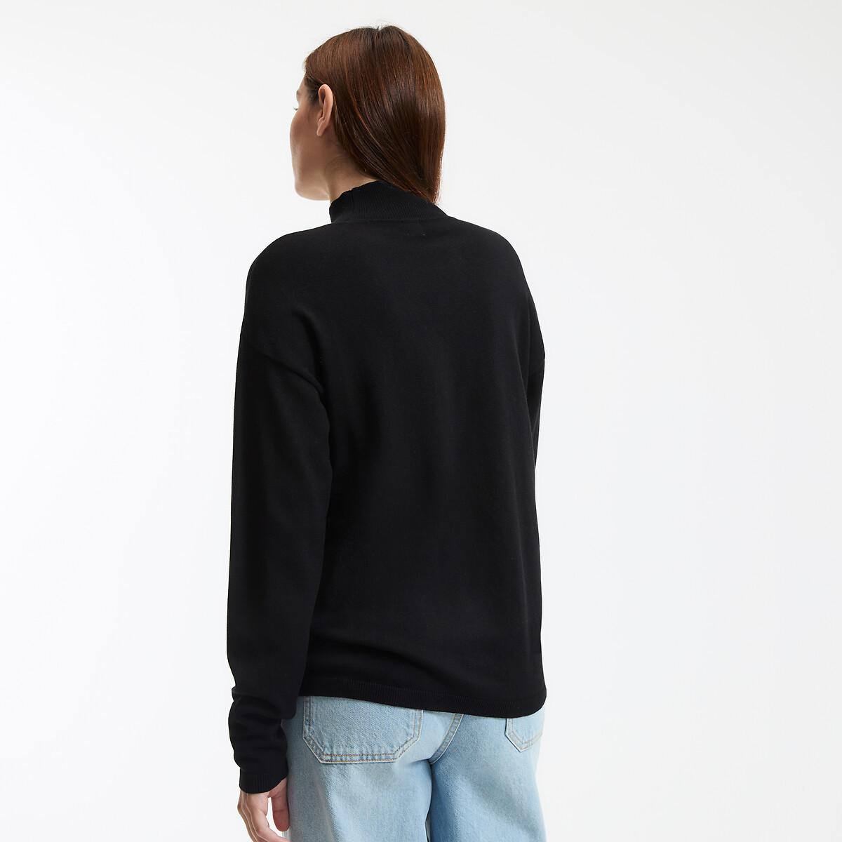 La Redoute Collections Pullover mit Stehkragen