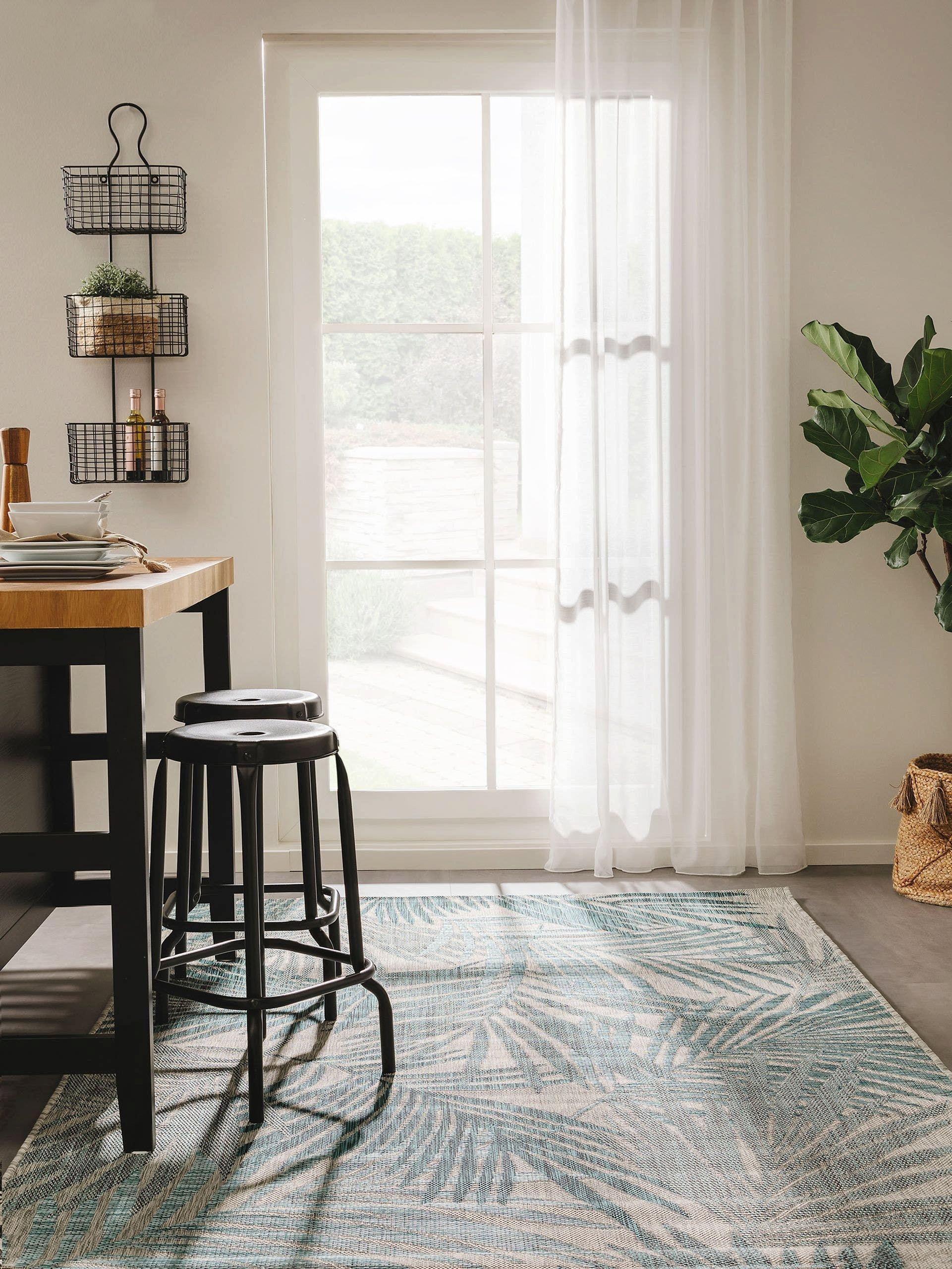 Benuta In- & Outdoor-Teppich Cleo Blau