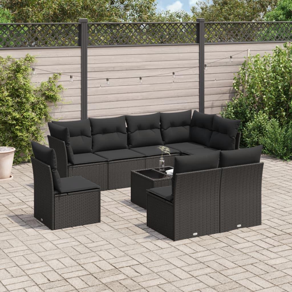 VidaXL Garten sofagarnitur poly-rattan