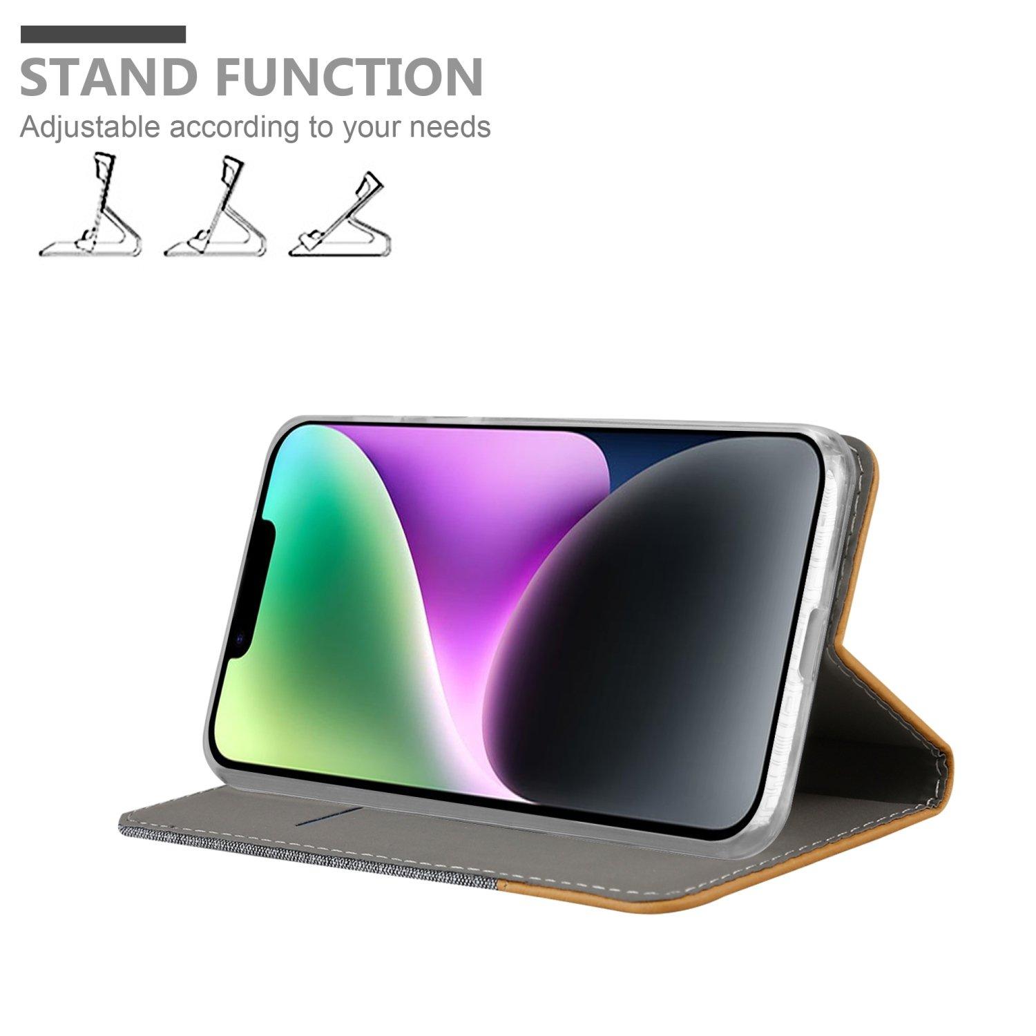 Cadorabo Hülle für Apple iPhone 14 Magnetverschluss, Kartenfach