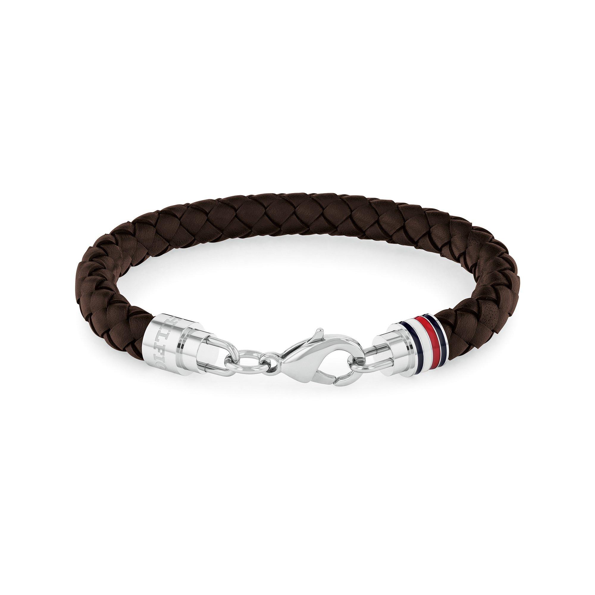 TOMMY HILFIGER ICONIC TH BRAIDED LEATHER BRACELET Armband