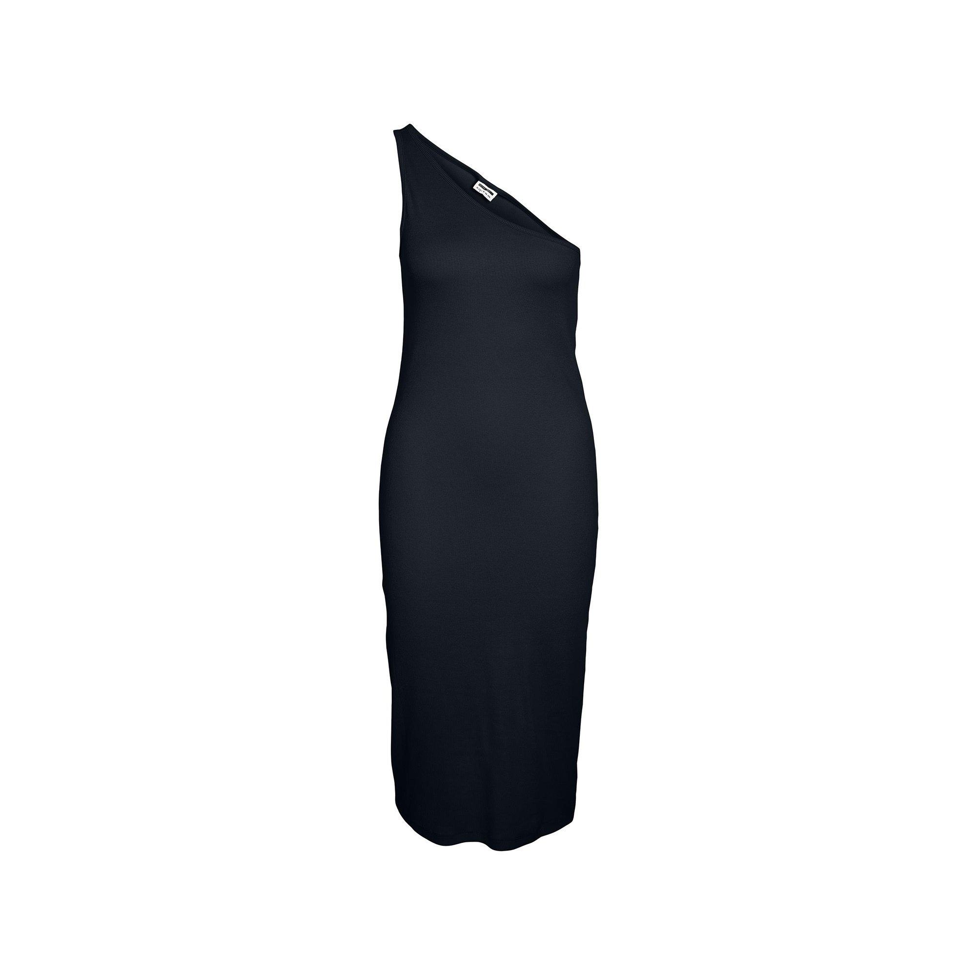 Noisy May JUDY One Shoulder Slim Fit Midikleid