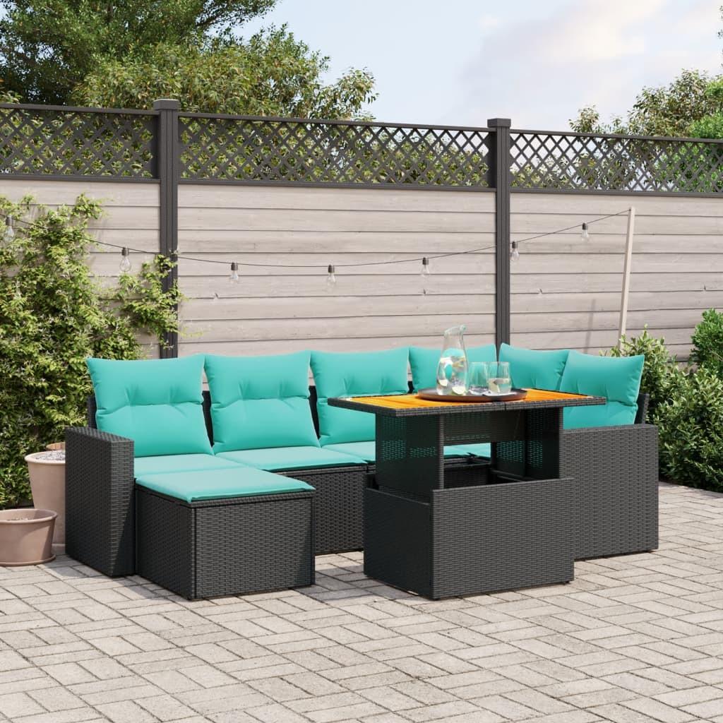 VidaXL Garten sofagarnitur poly-rattan
