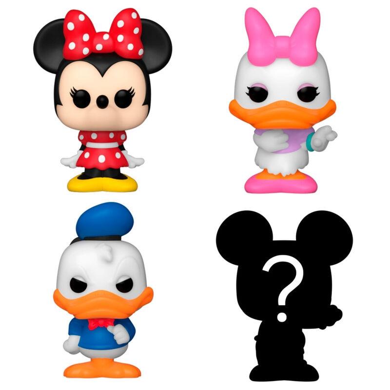 Funko Bitty Pop! Minnie Mouse, Daisy Duck, Donald Duck und Mystery (4Teile)