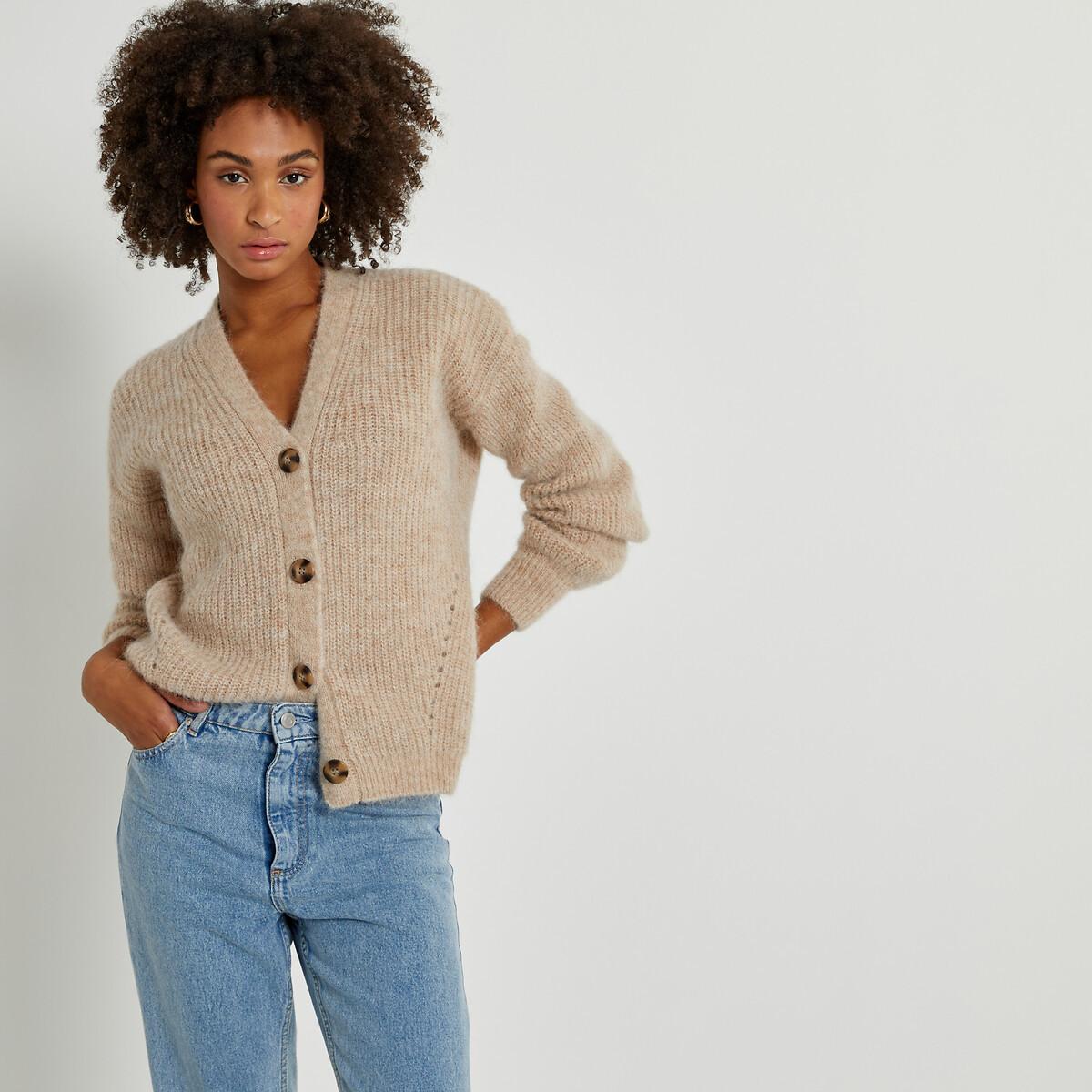 La Redoute Collections Signature Strickjacke mit V-Ausschnitt GILDAS