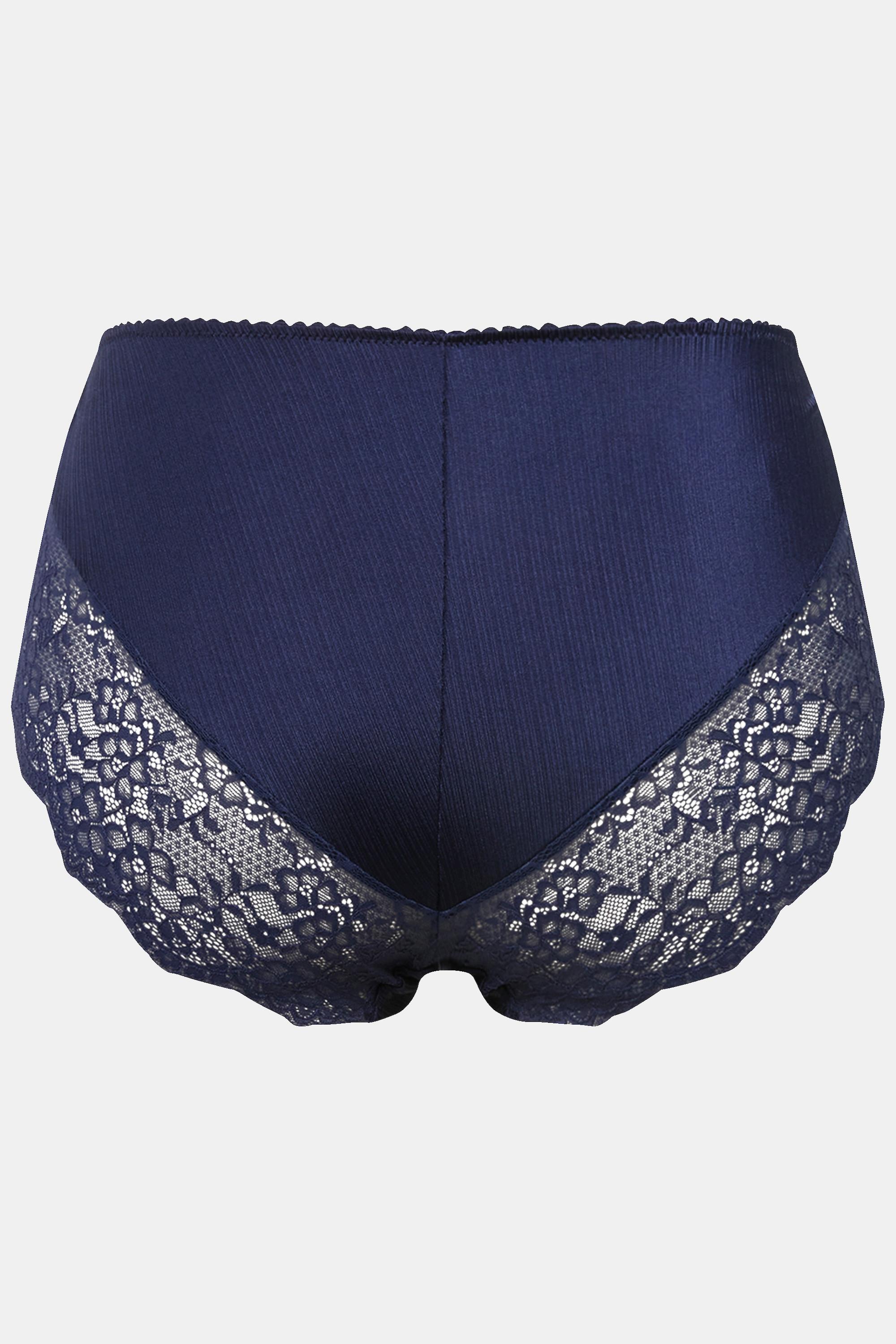 Ulla Popken Maxislip, Satin, Spitzen-Rückseite