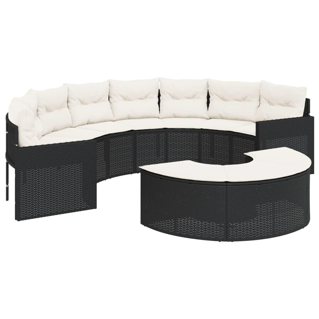 VidaXL Garten-sofagarnitur poly-rattan