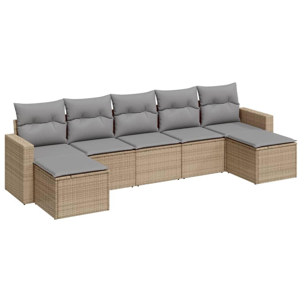 VidaXL Garten sofagarnitur poly-rattan