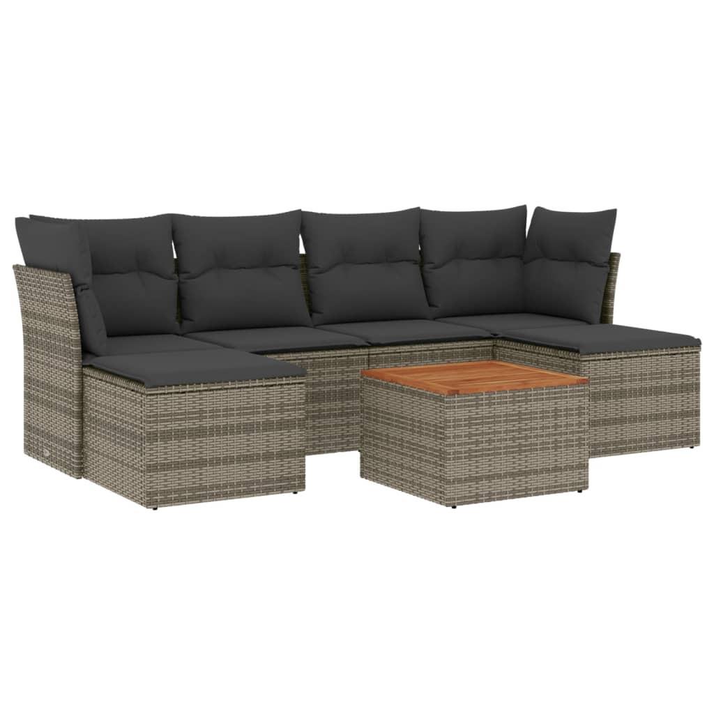 VidaXL Garten sofagarnitur poly-rattan