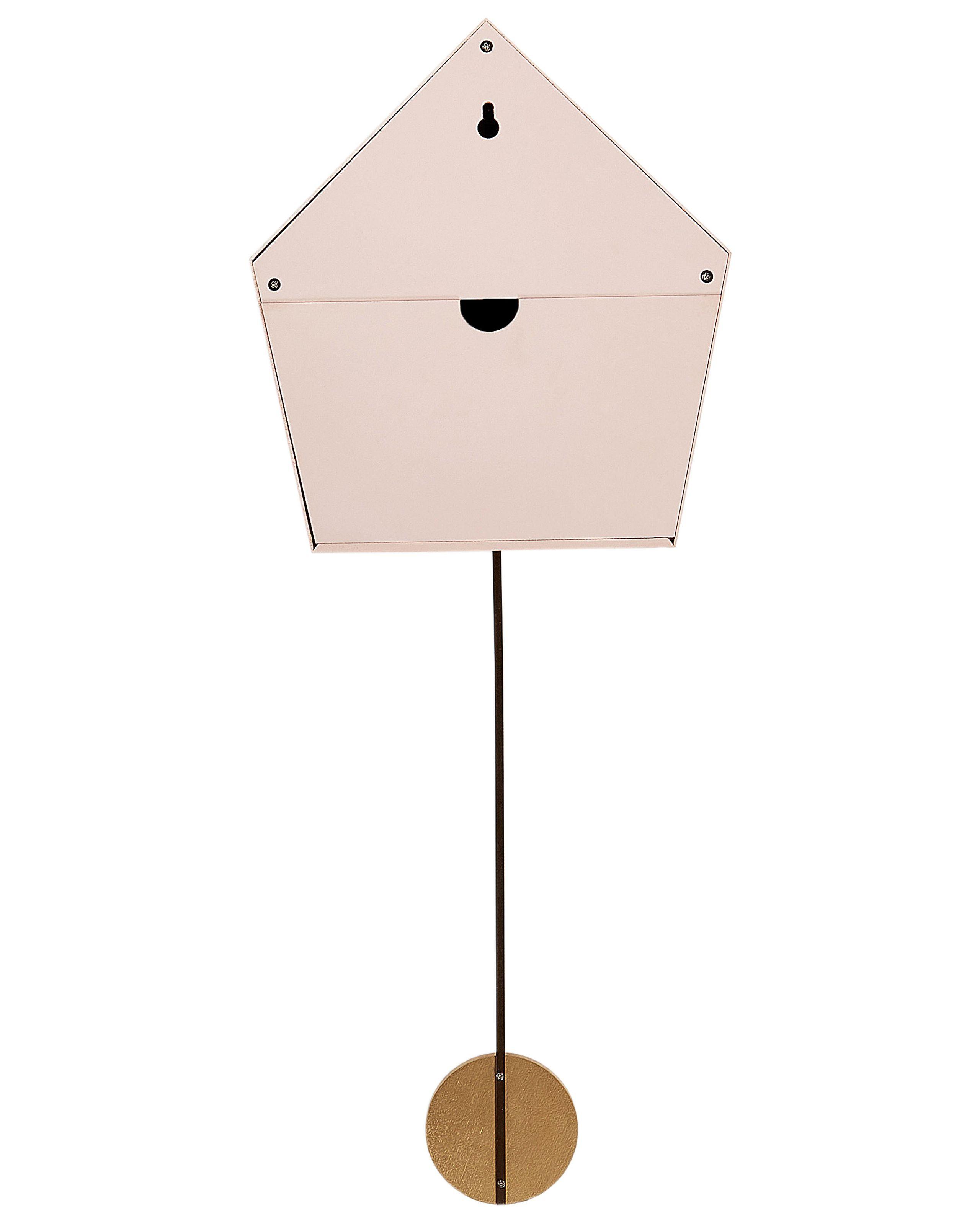 Beliani Wanduhr aus MDF-Platte Klassisch ARBAZ