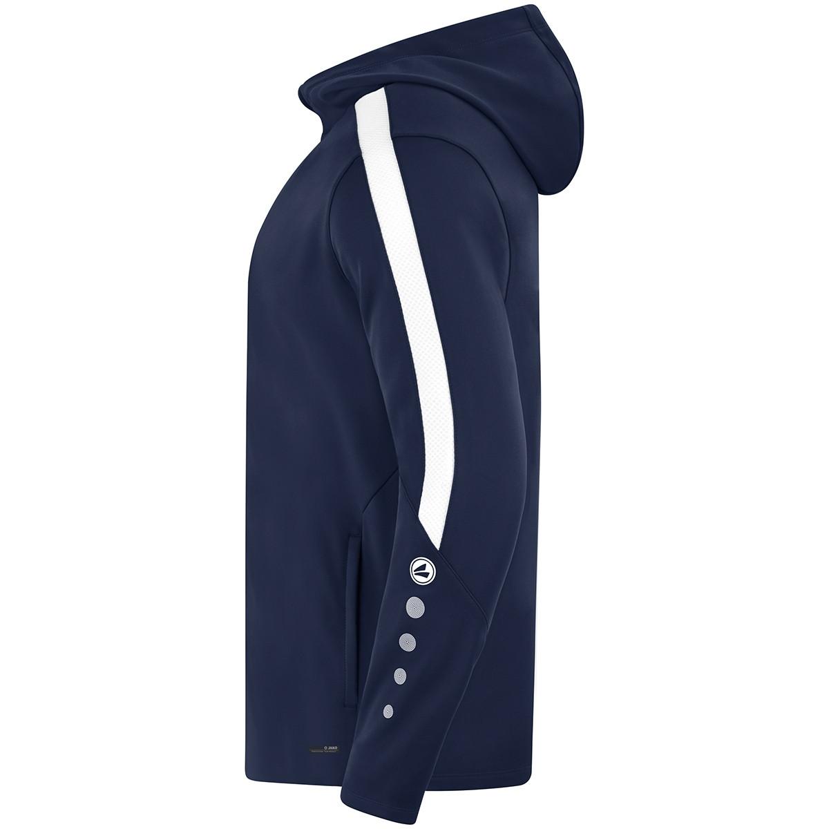 Jako damen-trainingsjacke mit kapuze power