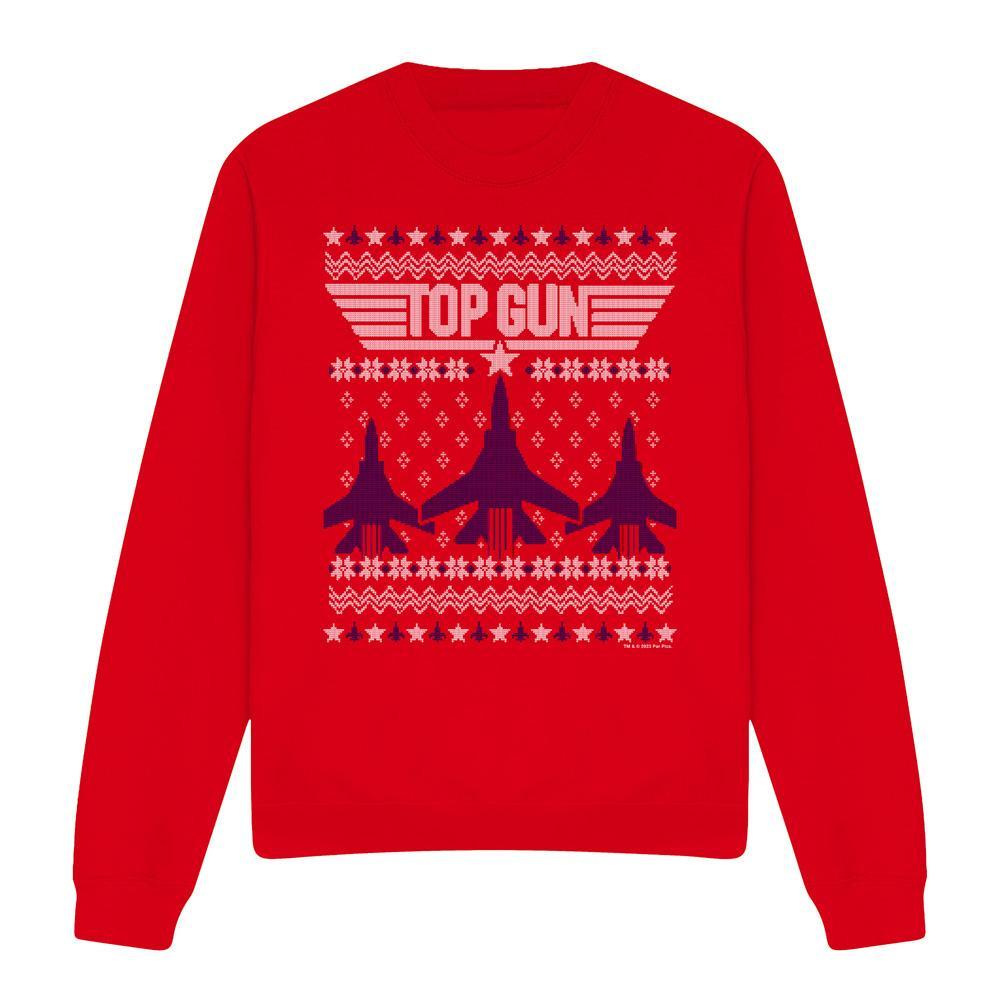 Top Gun Ugly Sweatshirt weihnachtliches Design