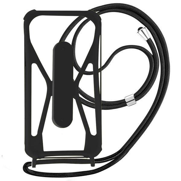 Avizar Universelle Handyhülle mit Kette Schwarz