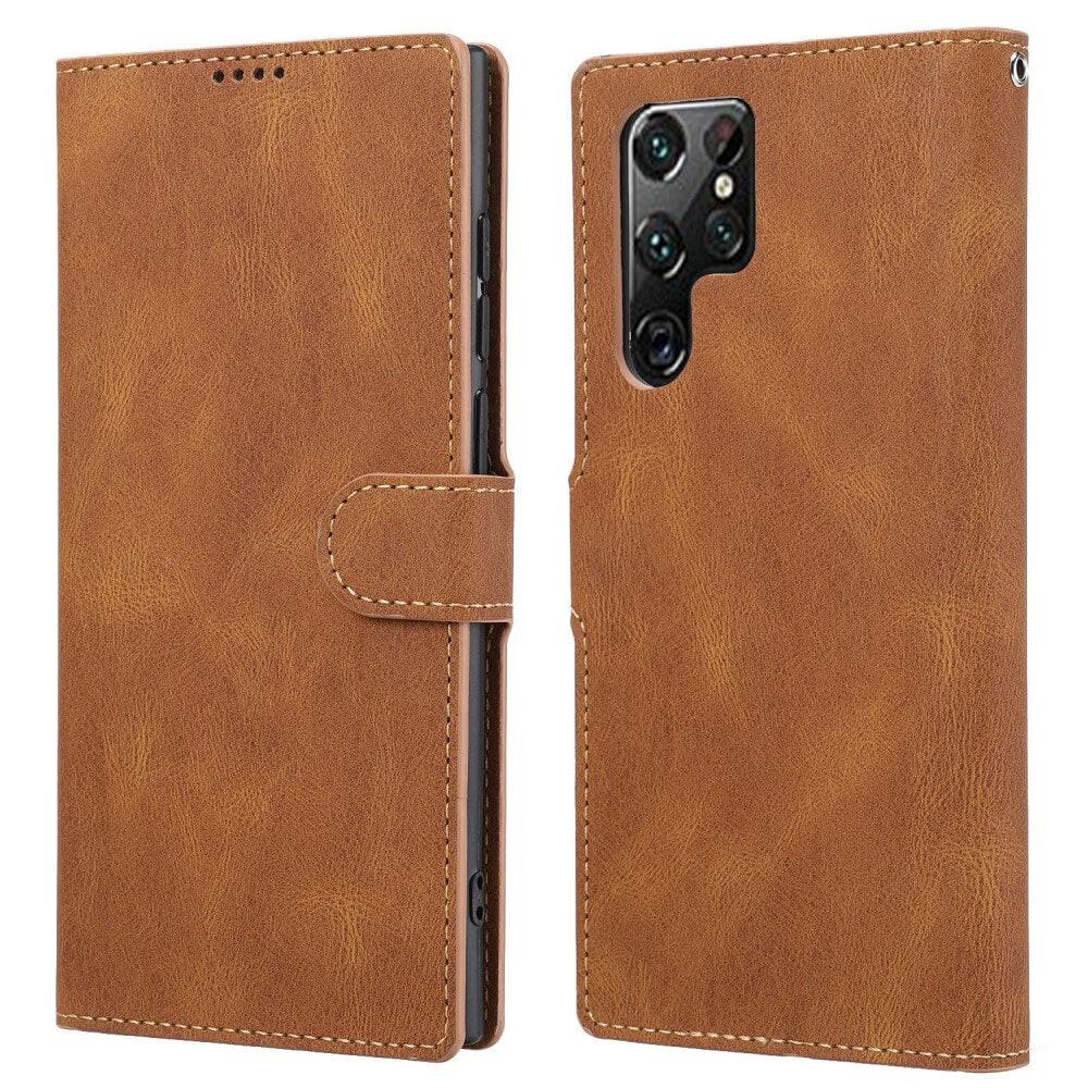 Cover-Discount Galaxy S23 Ultra - Leder Etui Hülle