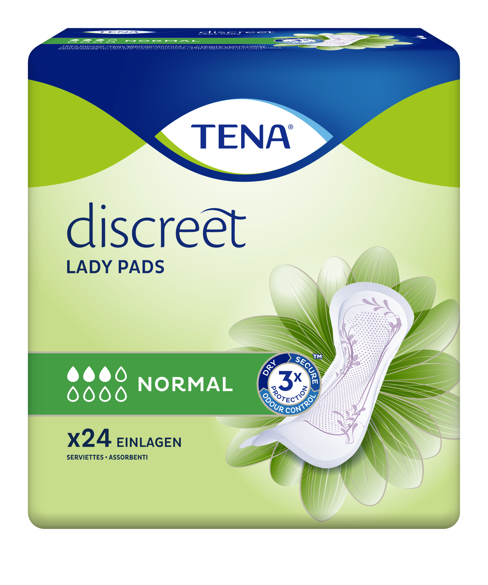 TENA Lady Discreet Normal Pads