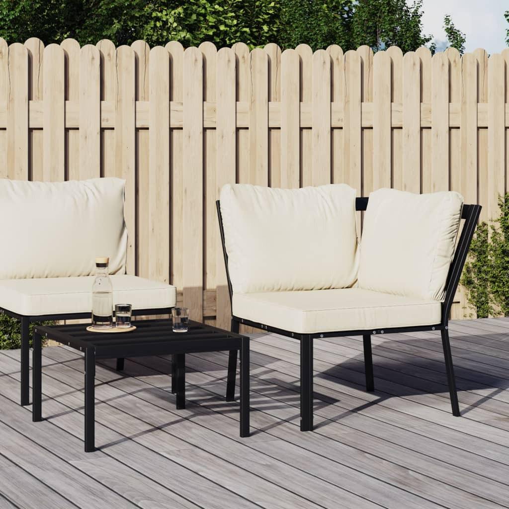 VidaXL Gartenstuhl stahl