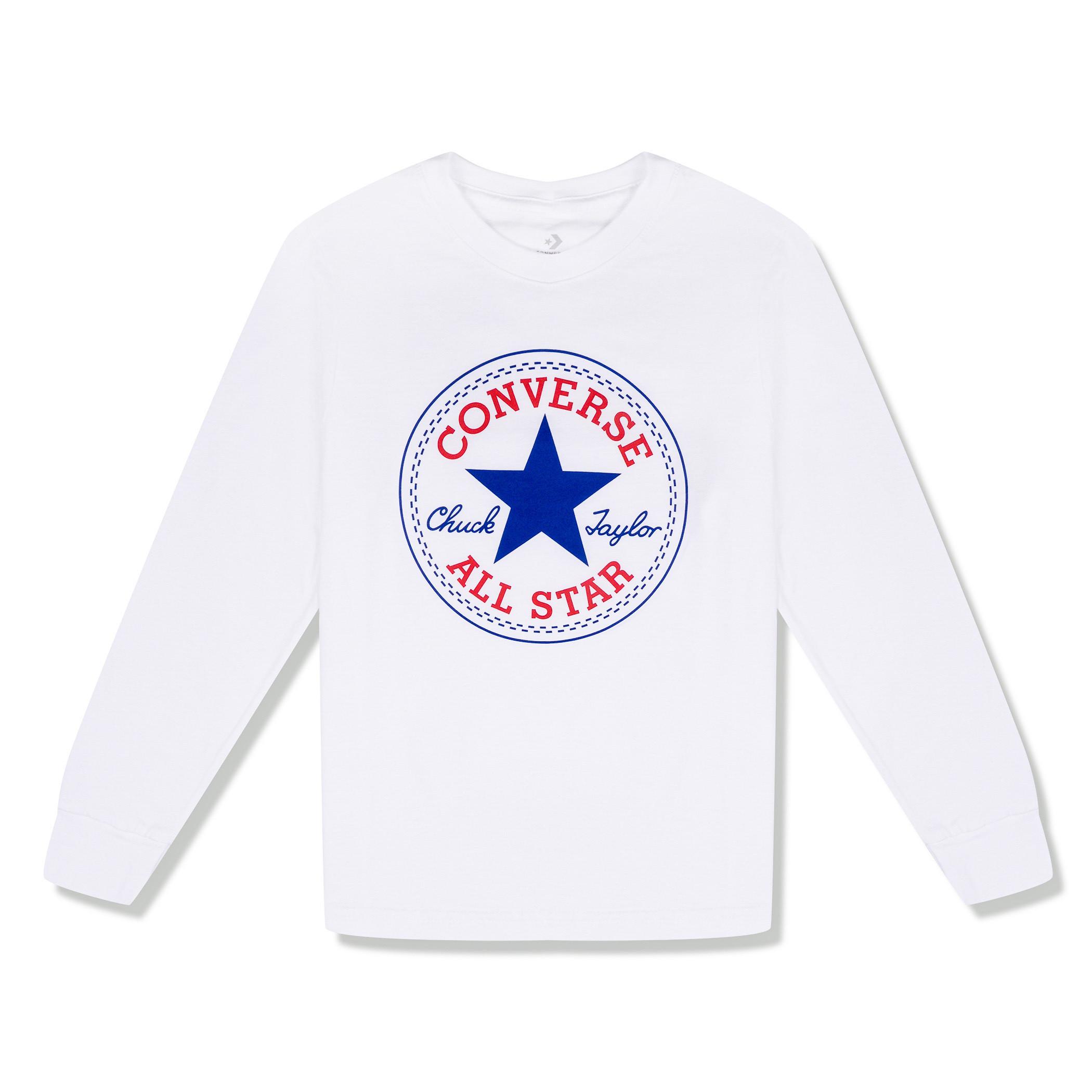 CONVERSE langarmshirt kind chuck patch
