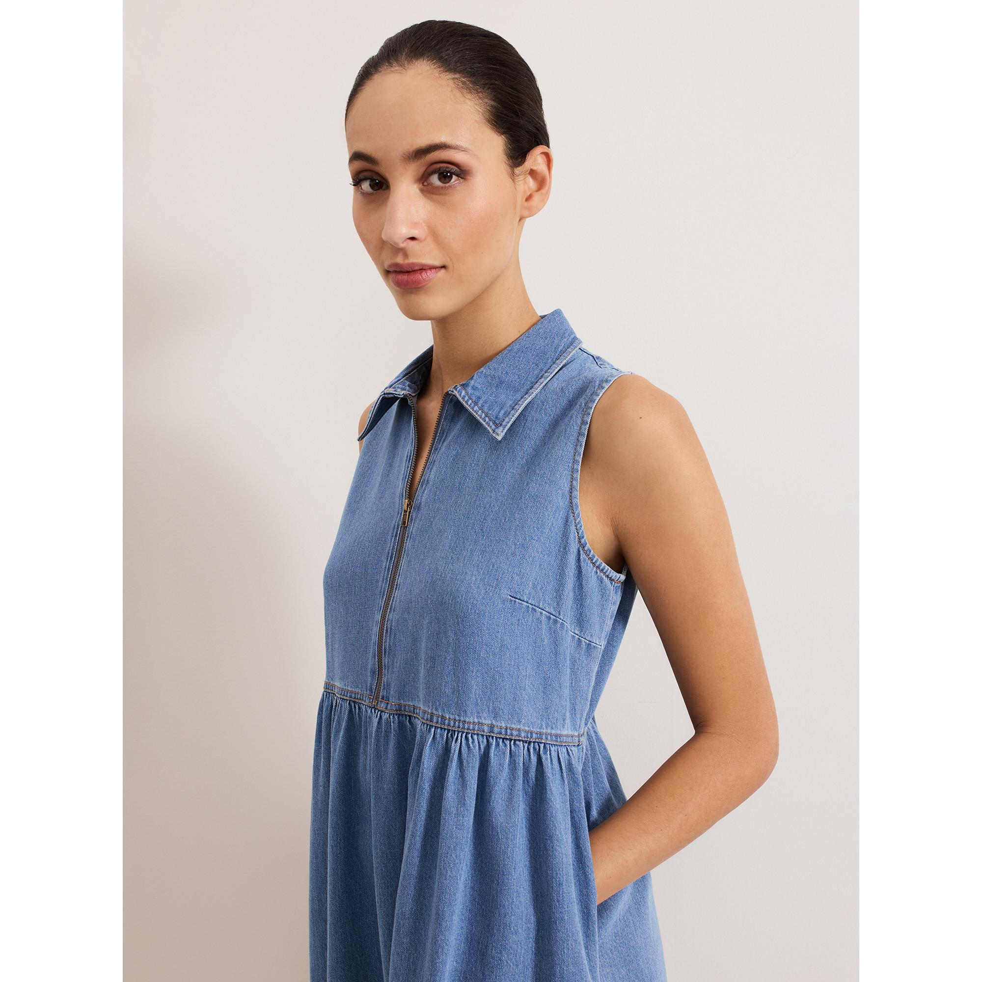 Phase Eight Blakely Jeans Midikleid