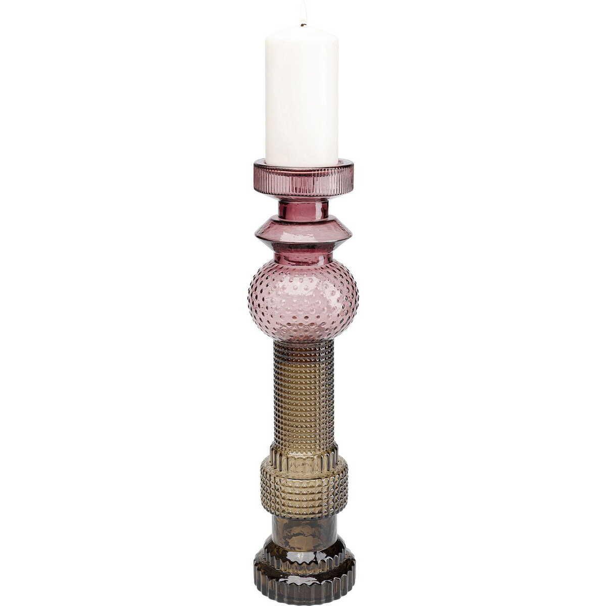 KARE Design Kerzenständer Marvelous Duo Rosa Oliv 49cm