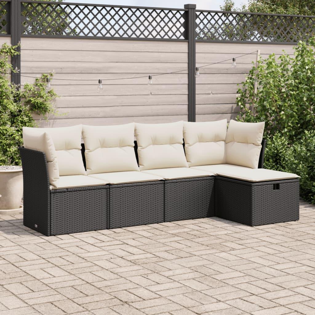 VidaXL Gartensofa set poly-rattan