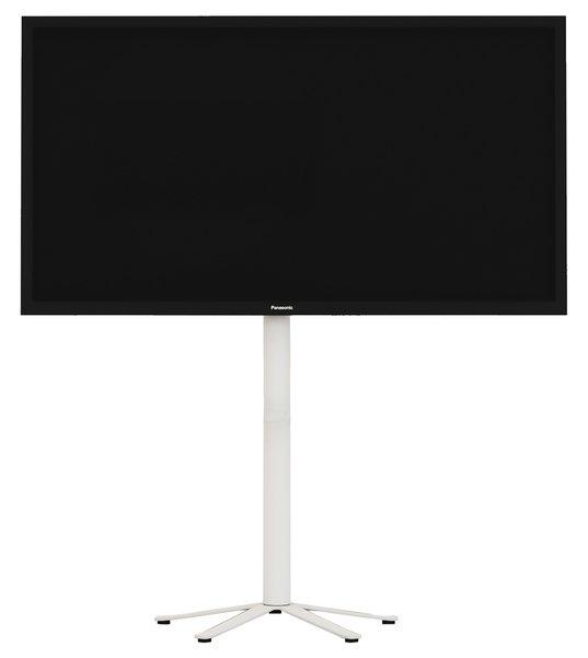 VCM TV Standfuß mit Zwischenboden | Ständer Rack Fernseh | Maße ca. H. 100 x B. 61 x T. 61 cm - Xila