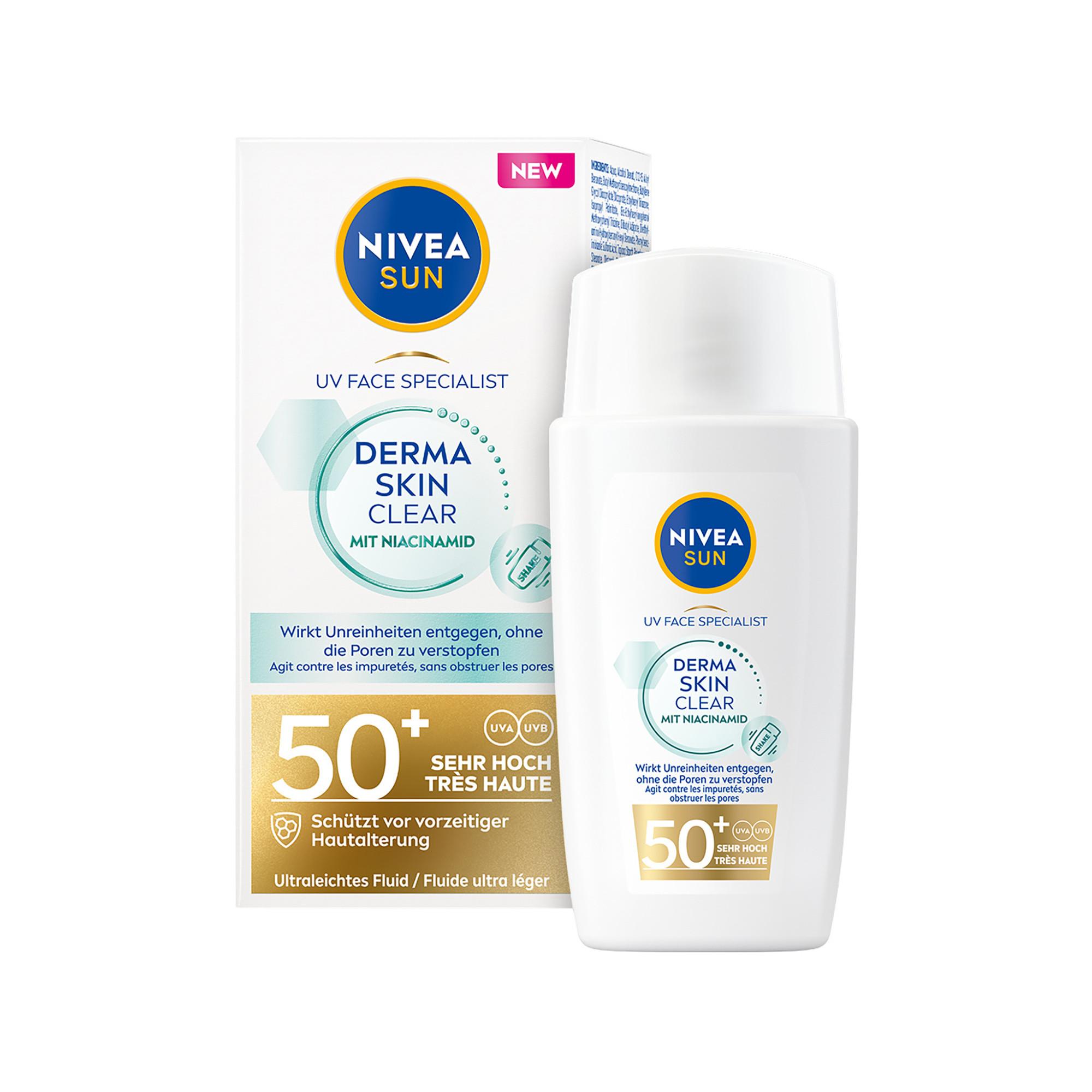 NIVEA SUN Sun UV Face Derma Skin Clear SPF 50+