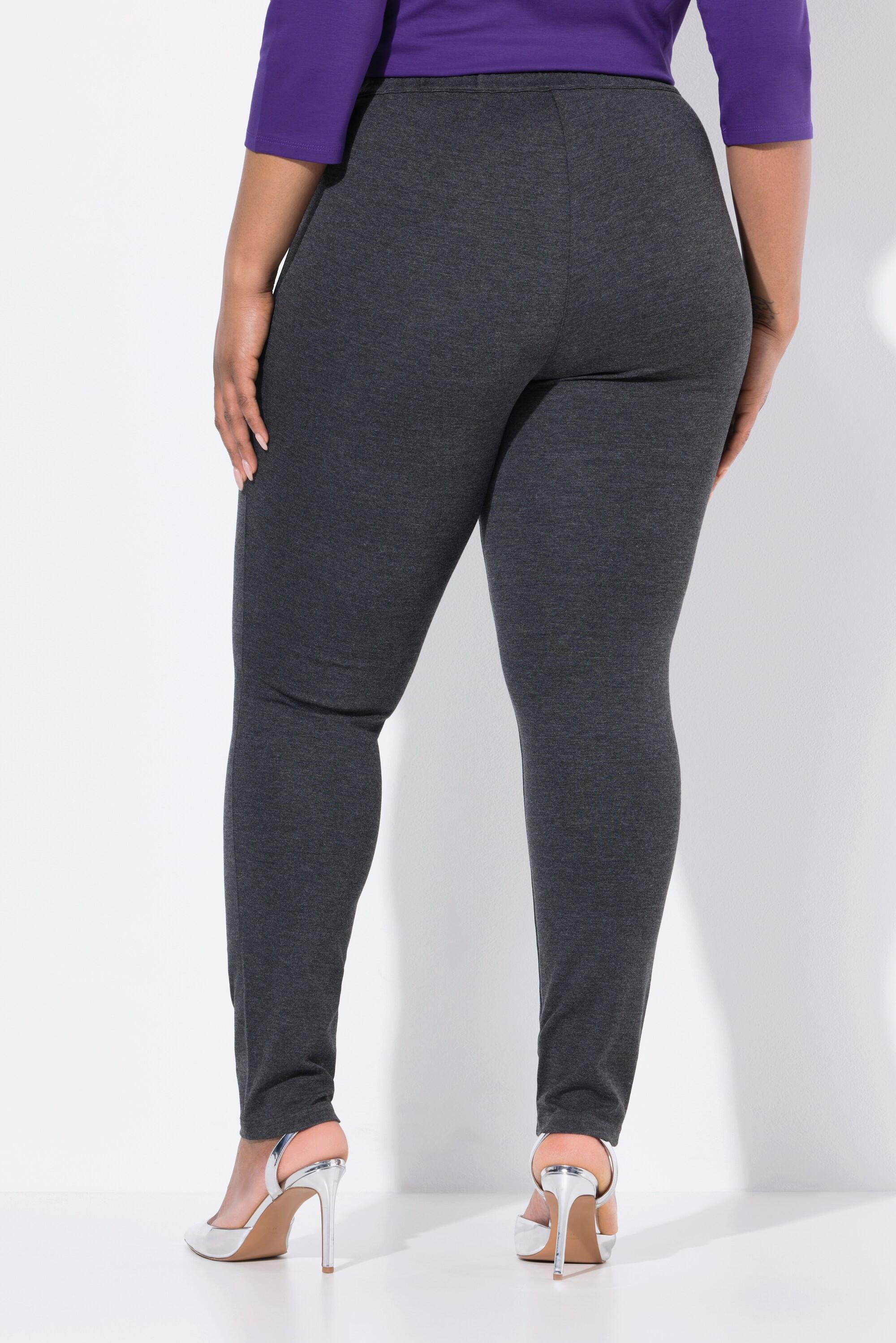 Ulla Popken Sienna Puntohose schmale Passform elastischer Bund