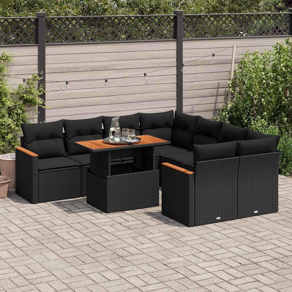 VidaXL Garten sofagarnitur poly-rattan
