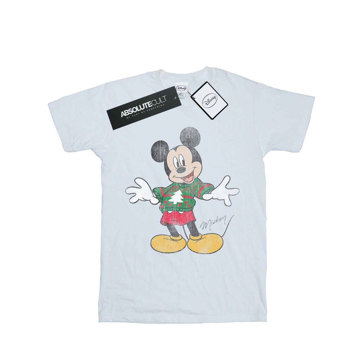 Disney Mickey Mouse Christmas Jumper T-Shirt