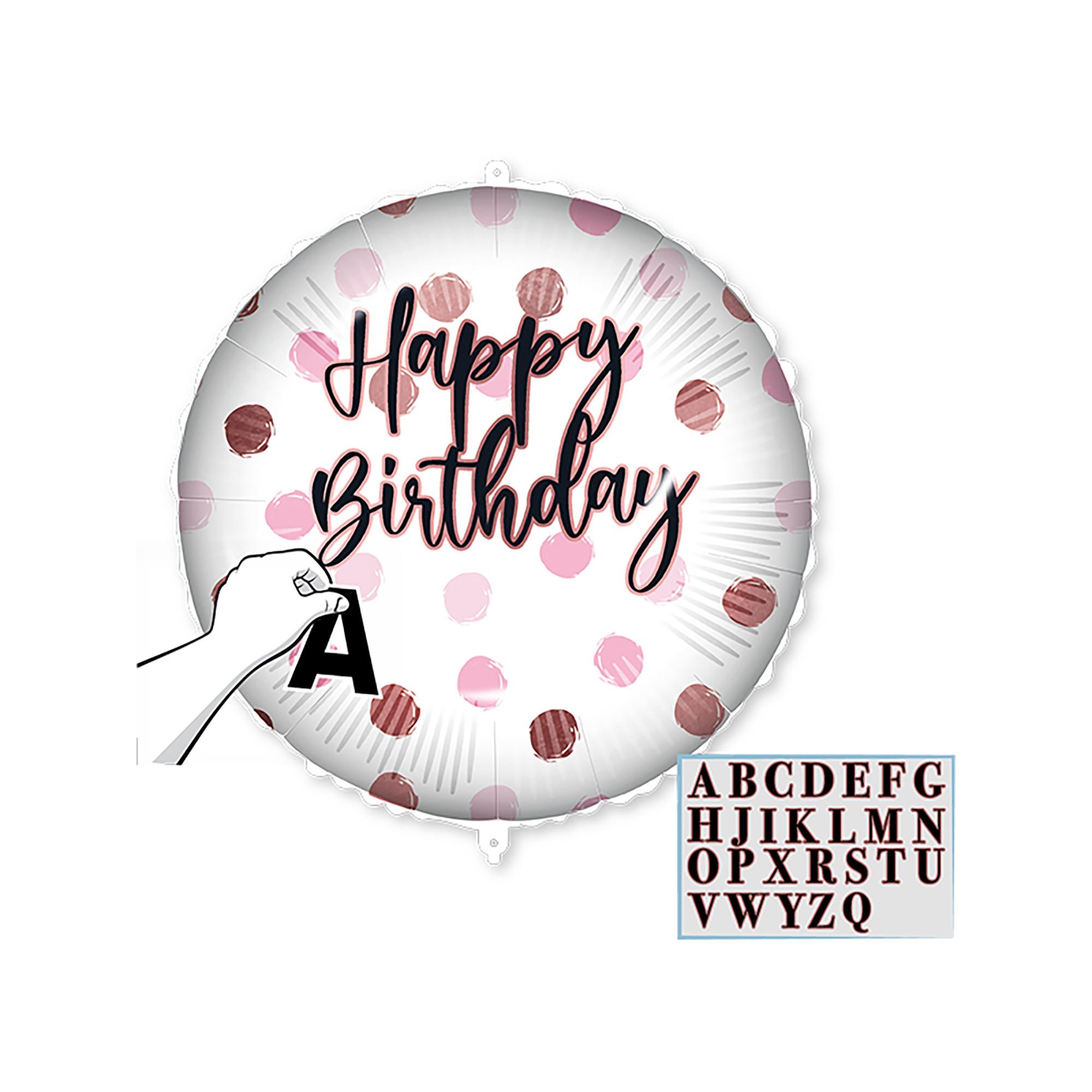 Procos Folienballon Personalisiert pink