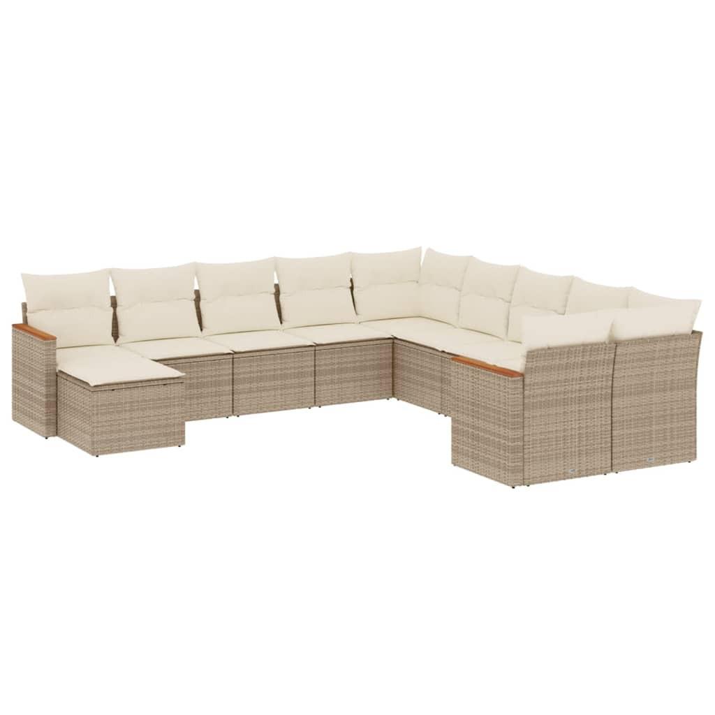 VidaXL Garten sofagarnitur poly-rattan