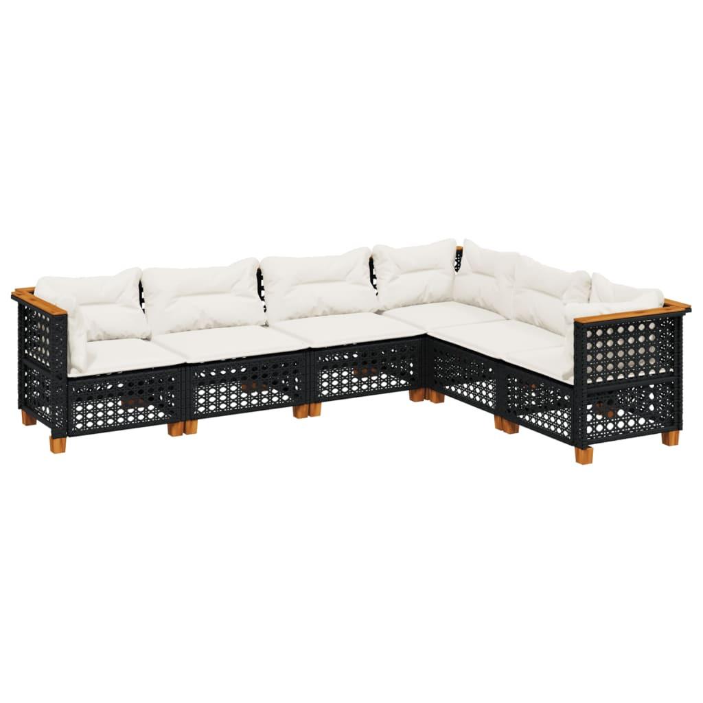 VidaXL Garten sofagarnitur poly-rattan