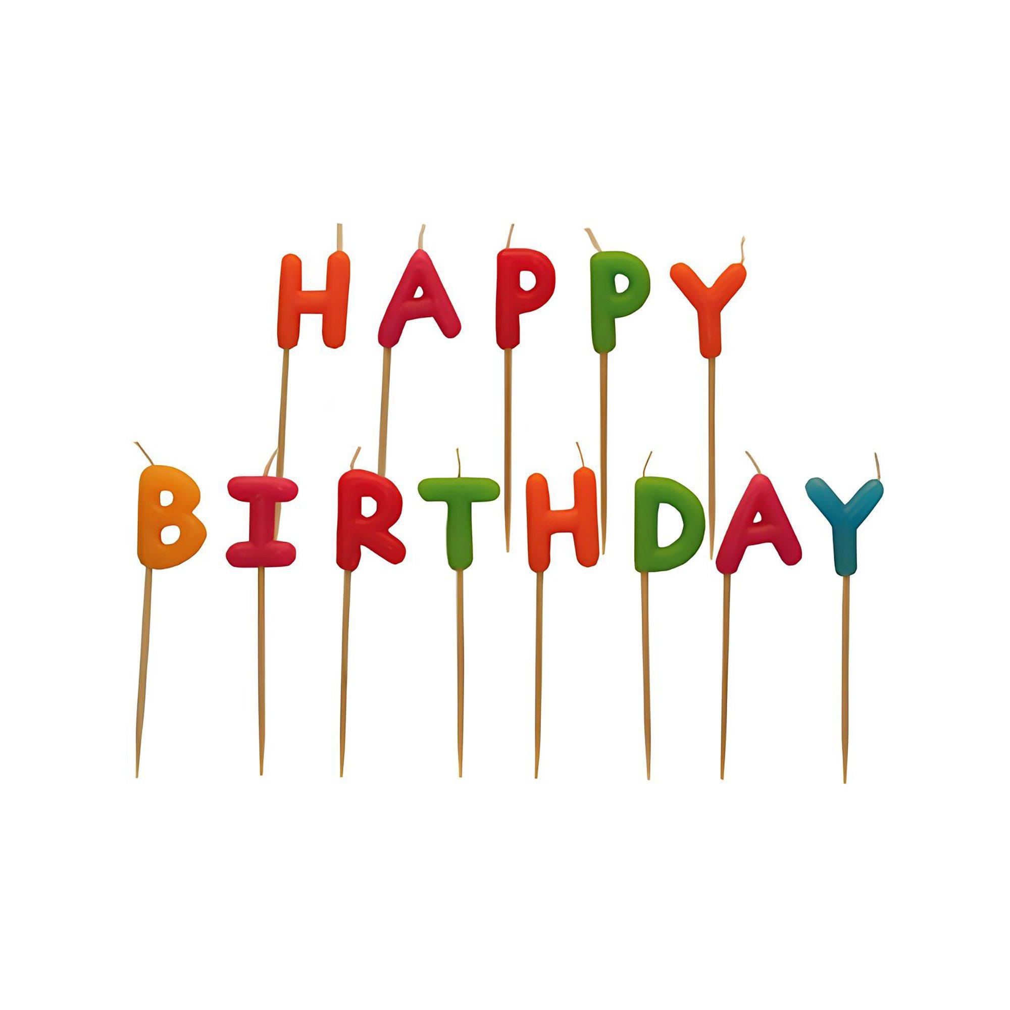 amscan Kerzenset Happy Birthday