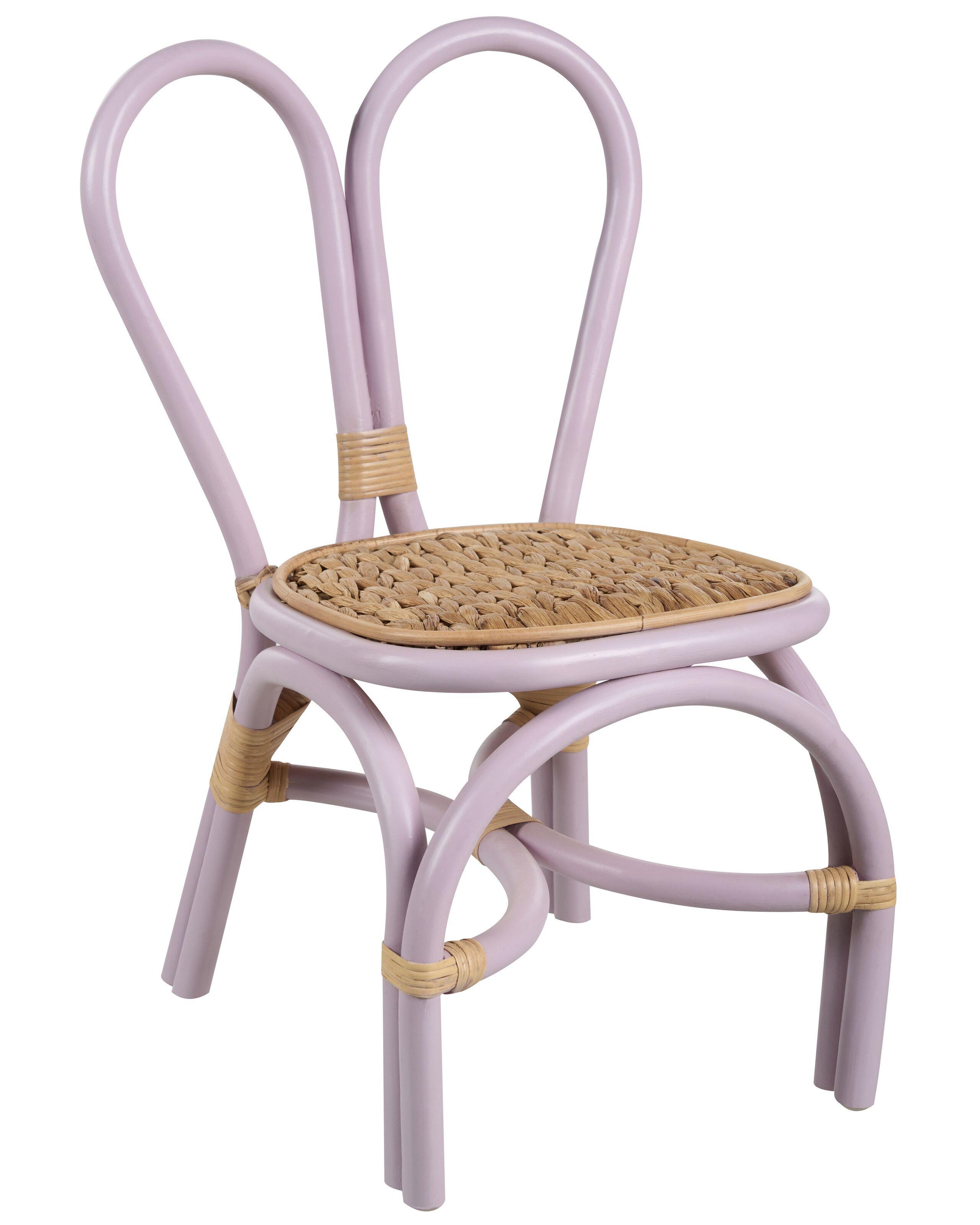 Beliani Kindersessel aus Rattan Boho DESIMI