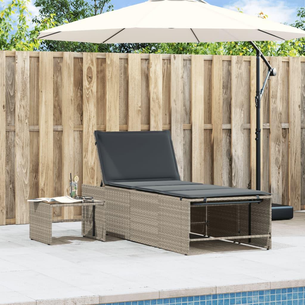 VidaXL Sonnenliege poly-rattan