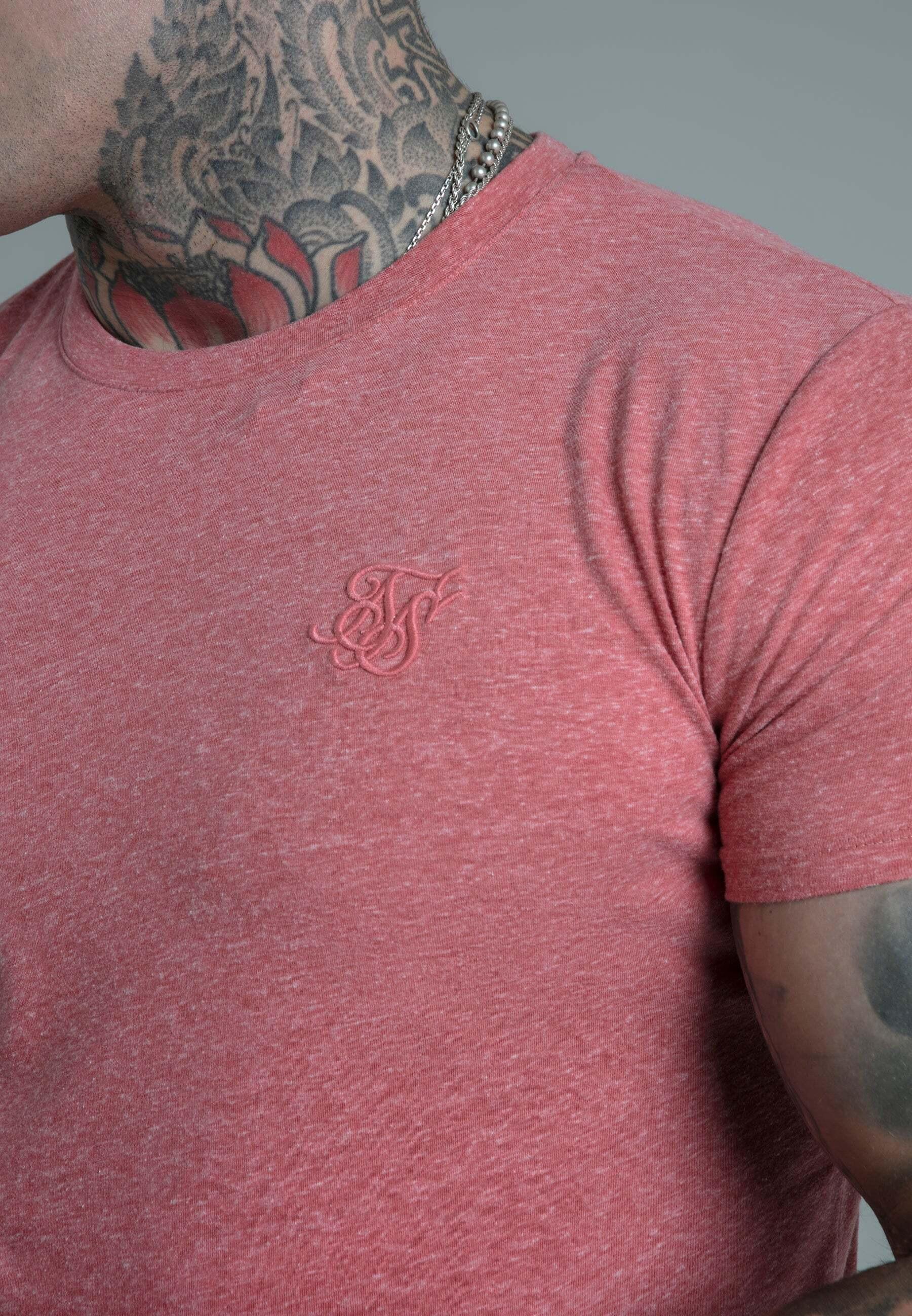 Sik Silk Marl T-Shirt Orange