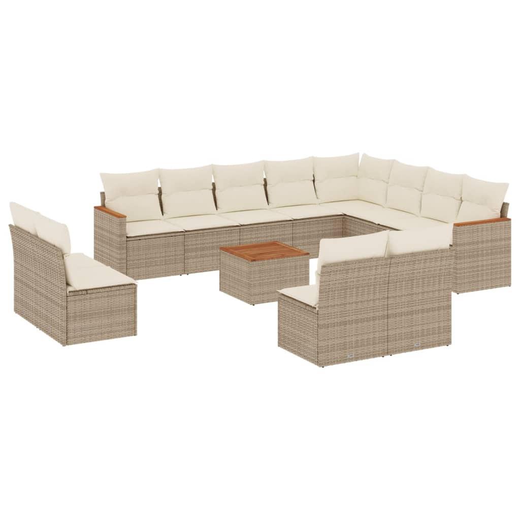 VidaXL Garten sofagarnitur poly-rattan