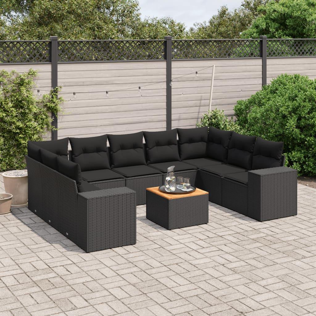 VidaXL Garten sofagarnitur poly-rattan
