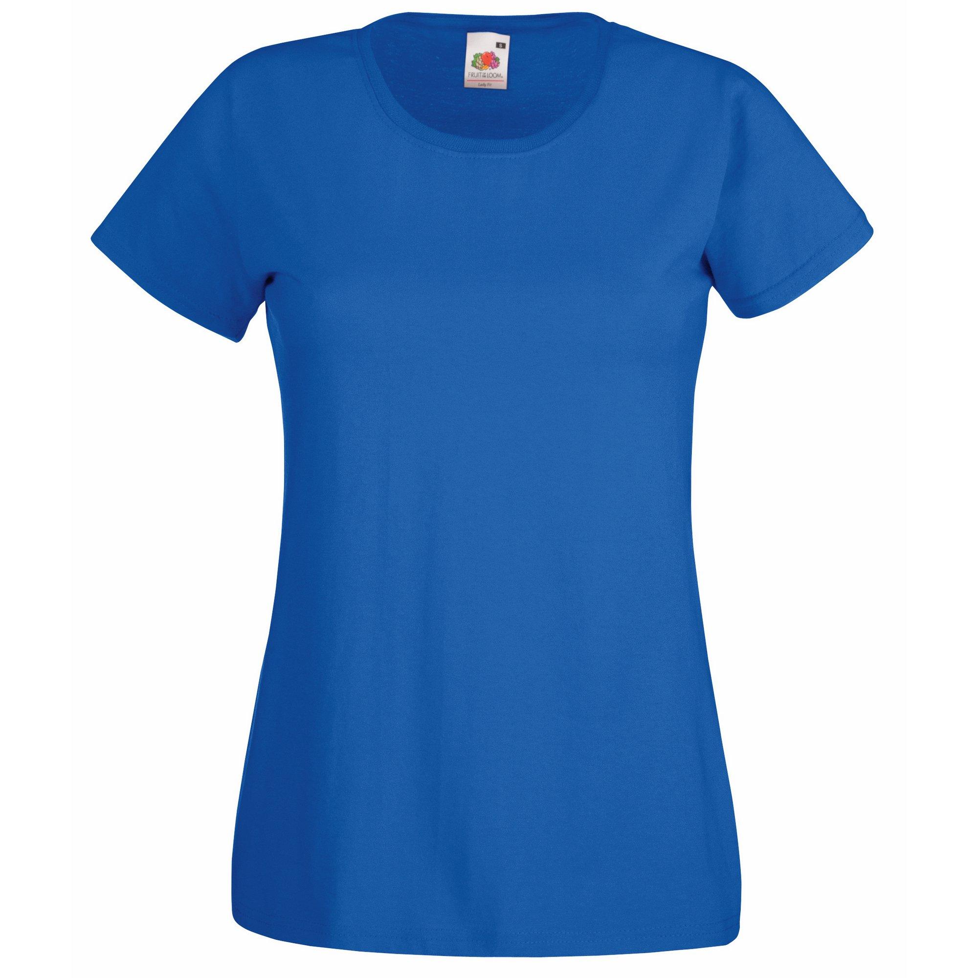 Fruit of the Loom LadyFit Valueweight V-Ausschnitt T-Shirt 5er Pack