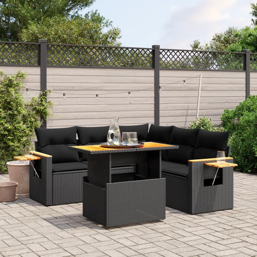 VidaXL Garten sofagarnitur poly-rattan