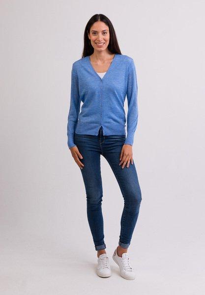 CASH-MERE.CH Kaschmir Cardigan V-Ausschnitt