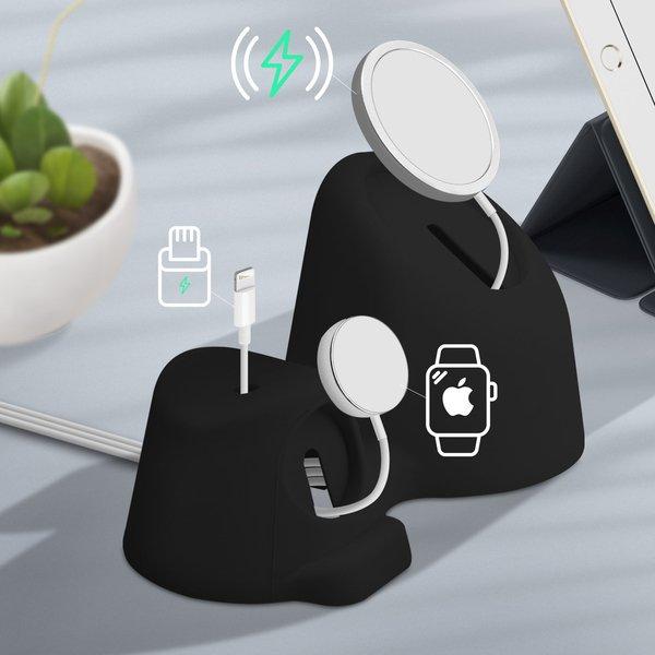 Avizar 3-in-1 Magsafe Halterung/Ständer Schwarz