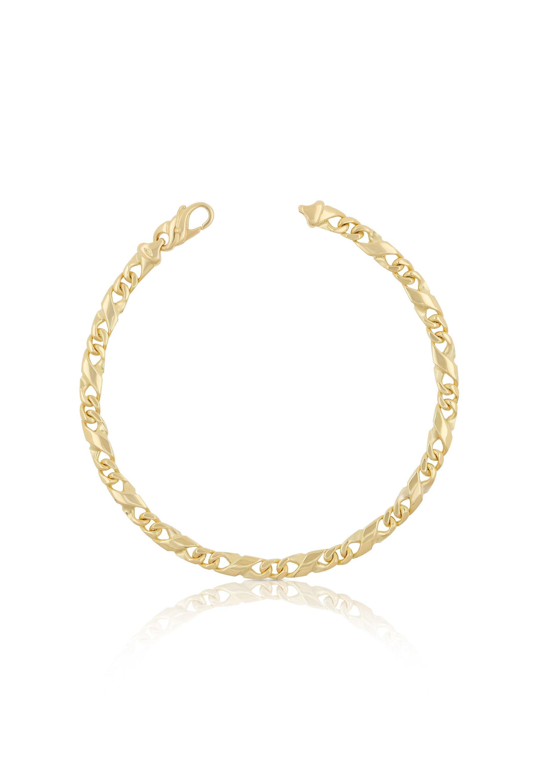 MUAU Schmuck Bracelet Carrera Gelbgold 750 19cm, 5mm