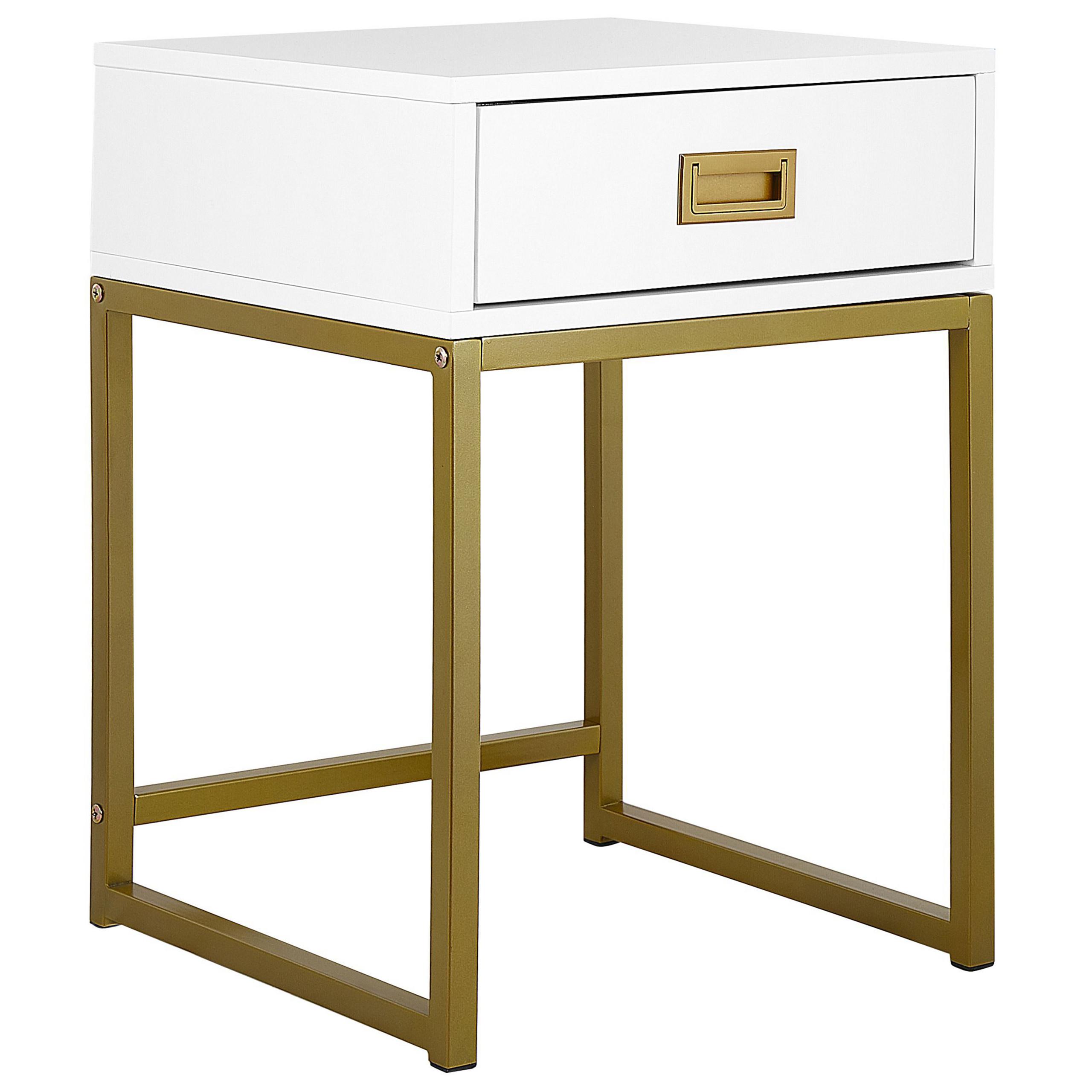 Beliani Beistelltisch aus MDF-Platte Modern LARGO