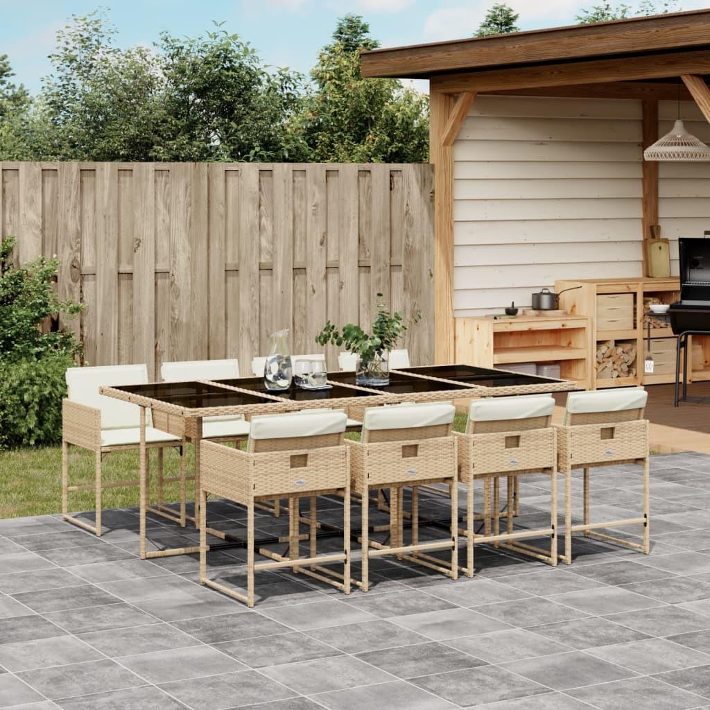 VidaXL Garten essgruppe poly-rattan
