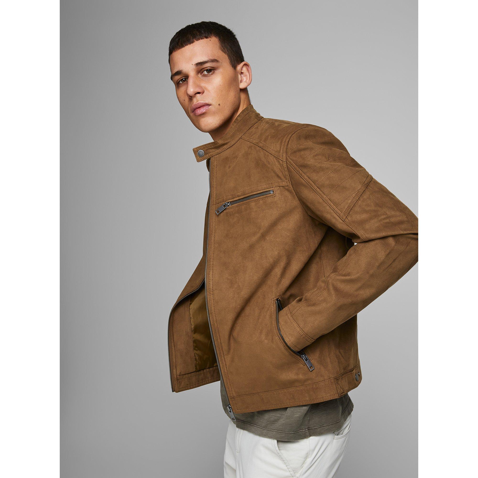 JACK & JONES JJEROCKY JACKET NOOS Lederjacke